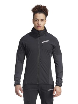 Adidas: Куртка  Terrex с капюшоном