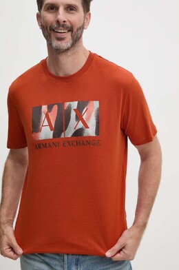 Armani Exchange: Хлопковая футболка 
