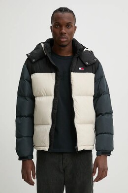 Tommy Jeans: Бежевый пуховик 
