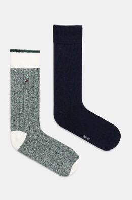 Tommy Hilfiger: Зелёные носки 