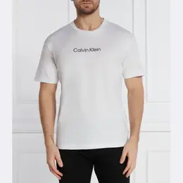 Calvin Klein: Белая футболка 