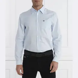 Lacoste: Синяя рубашка 