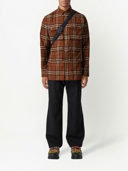 Burberry: Рубашка в клетку 