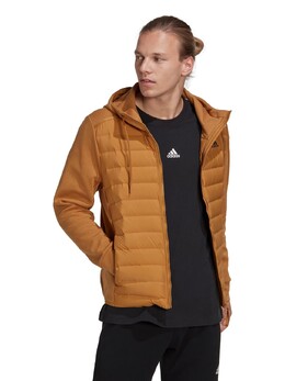 Adidas: Коричневая куртка 