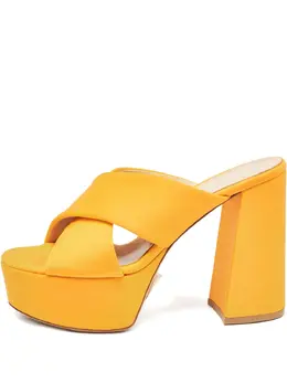 Gianvito Rossi: Оранжевые сандалии 