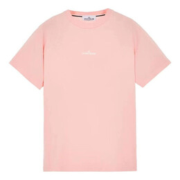 Stone Island: Розовая футболка 