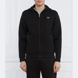 Lacoste: Чёрная толстовка 