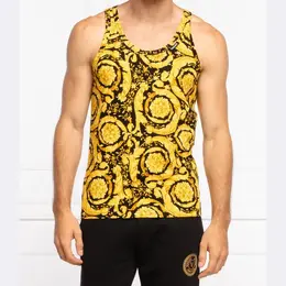 Versace: Чёрная майка 