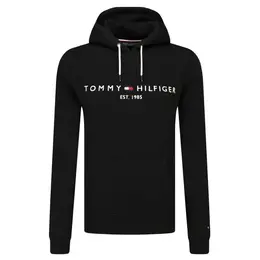 Tommy Hilfiger: Чёрная толстовка  Tommy
