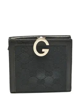 Gucci Pre-Owned: Чёрный кошелёк 