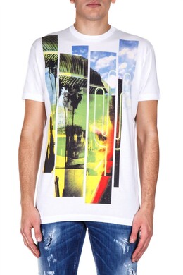 Dsquared2: Белая футболка 