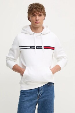 Tommy Hilfiger: Белая толстовка 