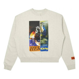 Heron Preston: Меланжевая толстовка  Split