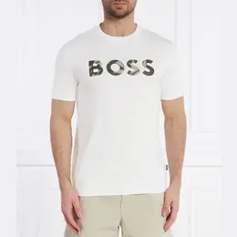 BOSS: Белая футболка 