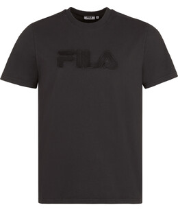 Fila: Чёрная футболка 