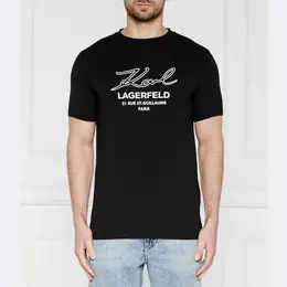 Karl Lagerfeld: Чёрная футболка 