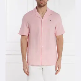 Tommy Hilfiger: Розовая рубашка 