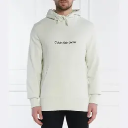 Calvin Klein: Зелёная толстовка 