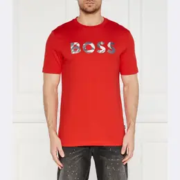 BOSS: Красная футболка 