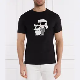 Karl Lagerfeld: Чёрная футболка 