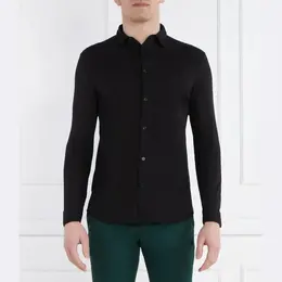 Armani Exchange: Чёрная рубашка 