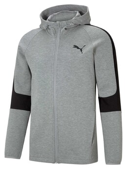 PUMA: Серая толстовка  Evostripe