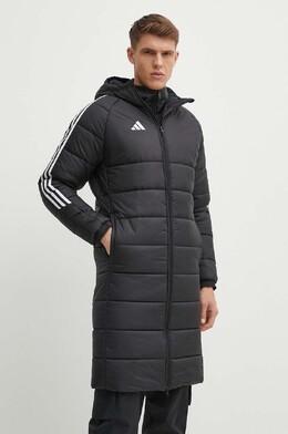 Adidas: Чёрная куртка  Tiro