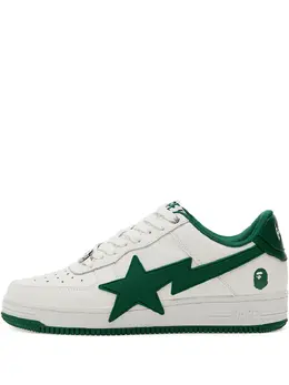 A BATHING APE®: Белые кроссовки 