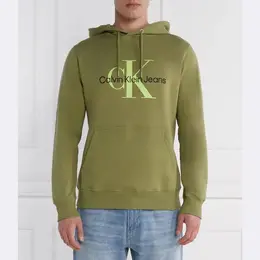 Calvin Klein: Зелёная толстовка 