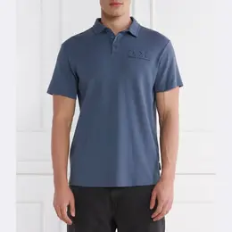 Armani Exchange: Синяя рубашка 