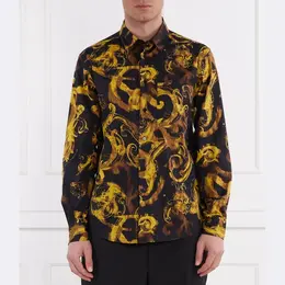 Versace: Чёрная рубашка 