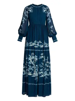 ERDEM: Платье с длинным рукавом 