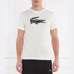 Lacoste: Белая футболка 