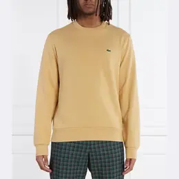 Lacoste: Коричневая толстовка 