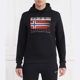Napapijri: Чёрная толстовка 