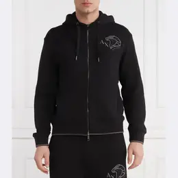 Armani Exchange: Чёрная толстовка 