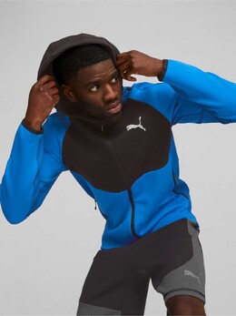 PUMA: Синяя толстовка  Evostripe