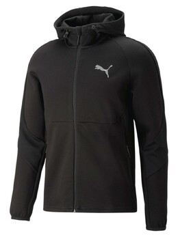 PUMA: Чёрная толстовка  Evostripe