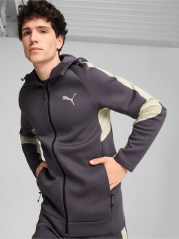 PUMA: Серая толстовка  Evostripe