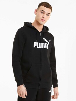 PUMA: Чёрная толстовка  Ess