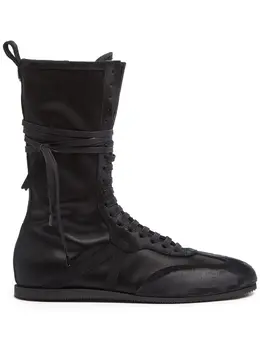 Ann Demeulemeester: Чёрные кроссовки 