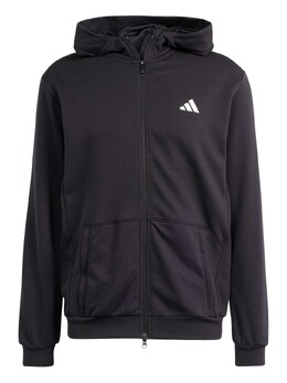 Adidas: Чёрная толстовка 