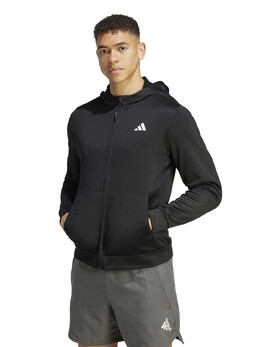 Adidas: Чёрная толстовка  Essentials