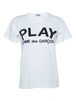 Comme Des Garçons Pre-Owned: Хлопковая футболка 