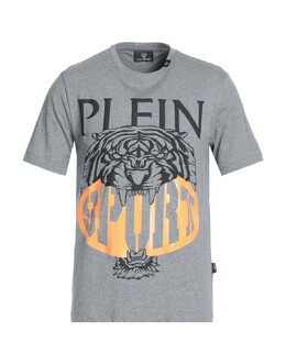 Plein Sport: Серая футболка 