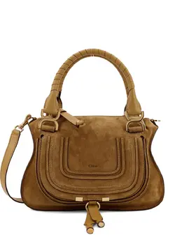 Chloé: Сумка  Marcie цвета хаки