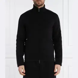 Emporio Armani: Чёрная толстовка 