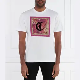 Just Cavalli: Белая футболка 