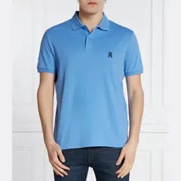 Tommy Hilfiger: Синяя рубашка 