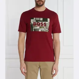BOSS: Красная футболка 